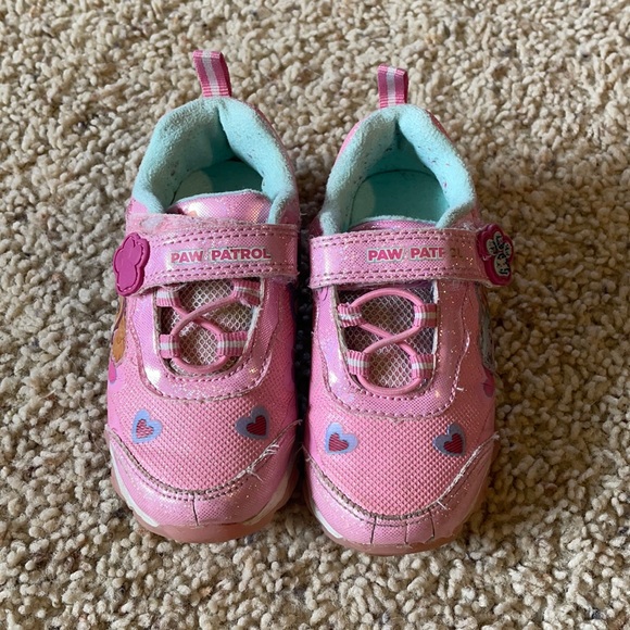 ✌️2 for $10/Paw Patrol Pink Tennis Shoes w/Lights - Picture 1 of 6